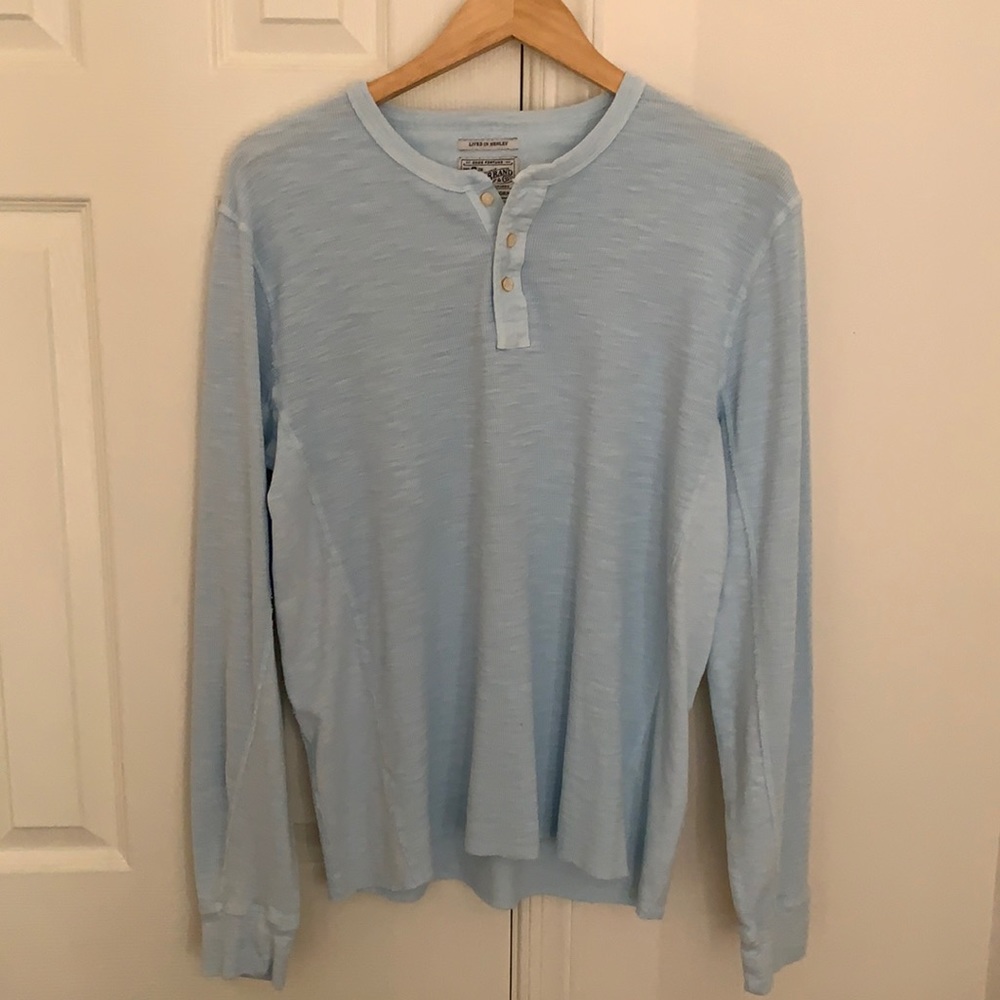 Lucky Brand Longsleeve Baby Blue Men’s Top